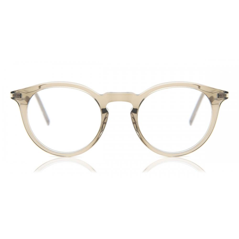 

Saint Laurent Sl 347 004 Unisex Eyeglasses Transparent Brown/48
