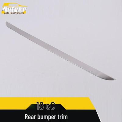 Rear Bumper Trim: 18 CC Anti-Scratch, Collision-Resistant Decorative Sticker