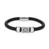 Personalized Norse Viking Runes Amulet Bracelet Leather Wristband With Futhark Rune Bead In Your Choice Viking Jewelry