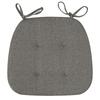 New Winter Thicken Warm Dining Chair Cushion Cotton Linen Seat Pad Horseshoe-shaped Breathable Chair Cushions Home Supplies