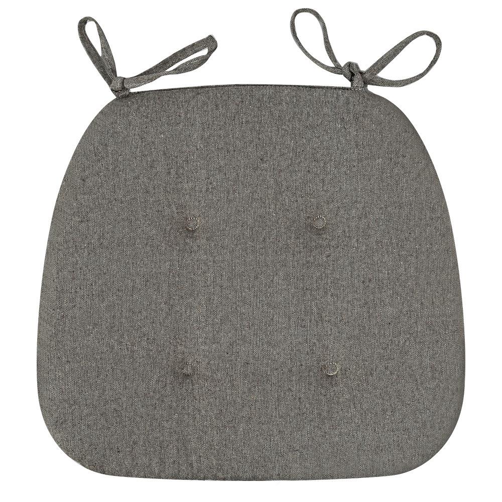 New Winter Thicken Warm Dining Chair Cushion Cotton Linen Seat Pad Horseshoe-shaped Breathable Chair Cushions Home Supplies