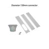 Condizionatore d'Aria Portatile Kit Finestra Kit Sfiato Finestra Condizionatore Universale Sigillo Scorrevole Regolabile Connettore Tubo Sfiato