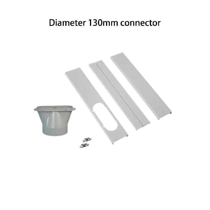 Condizionatore d'Aria Portatile Kit Finestra Kit Sfiato Finestra Condizionatore Universale Sigillo Scorrevole Regolabile Connettore Tubo Sfiato