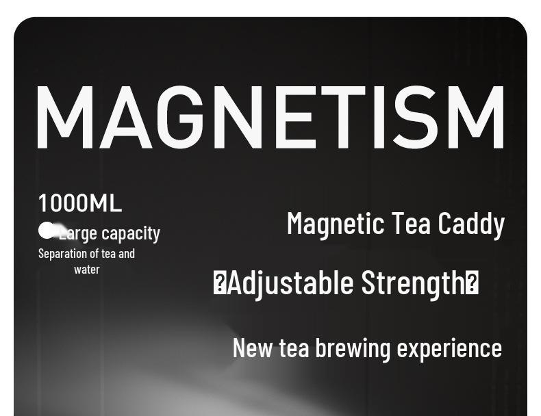 25-Year Men's Insulated Steel Cup: Large Capacity with Magnetic Tea Separator and Infuser