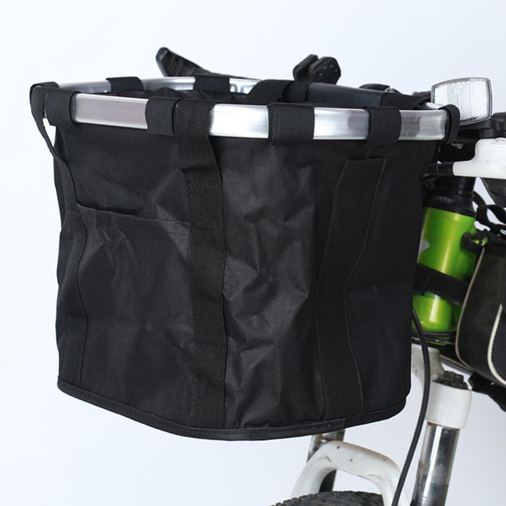Foldable Aluminium Alloy Basket Mountain Bike Large Bearing Capacity Detachable Bike Basket