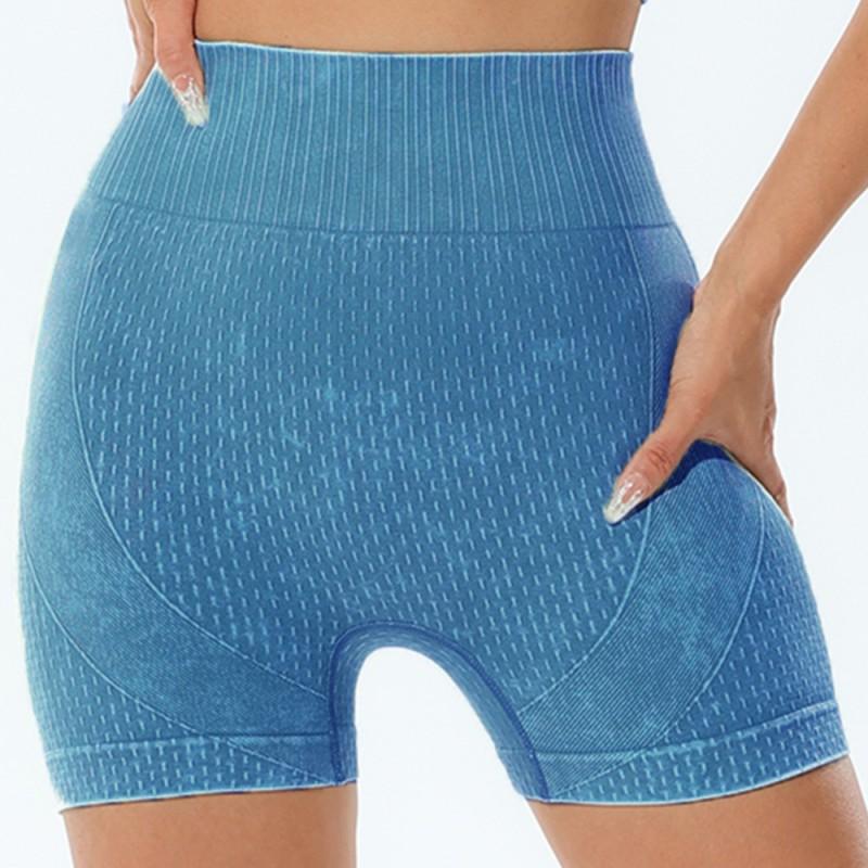 High-Waisted Yoga Shorts Women 3/4 Length Tight Fitness Pants With Butt-Lifting Effect Quick-Dry Stretchy Workout Leggings