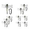 1/2/3/4Pcs Dragonfly Carabiner Clip Realistic Design Multifunctional Insect Repellent Hat