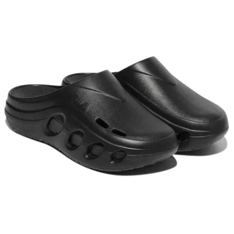 FILA Quiet Abrasion Resistant Closed Toe Slippers Unisex Black 1SM02605G_001