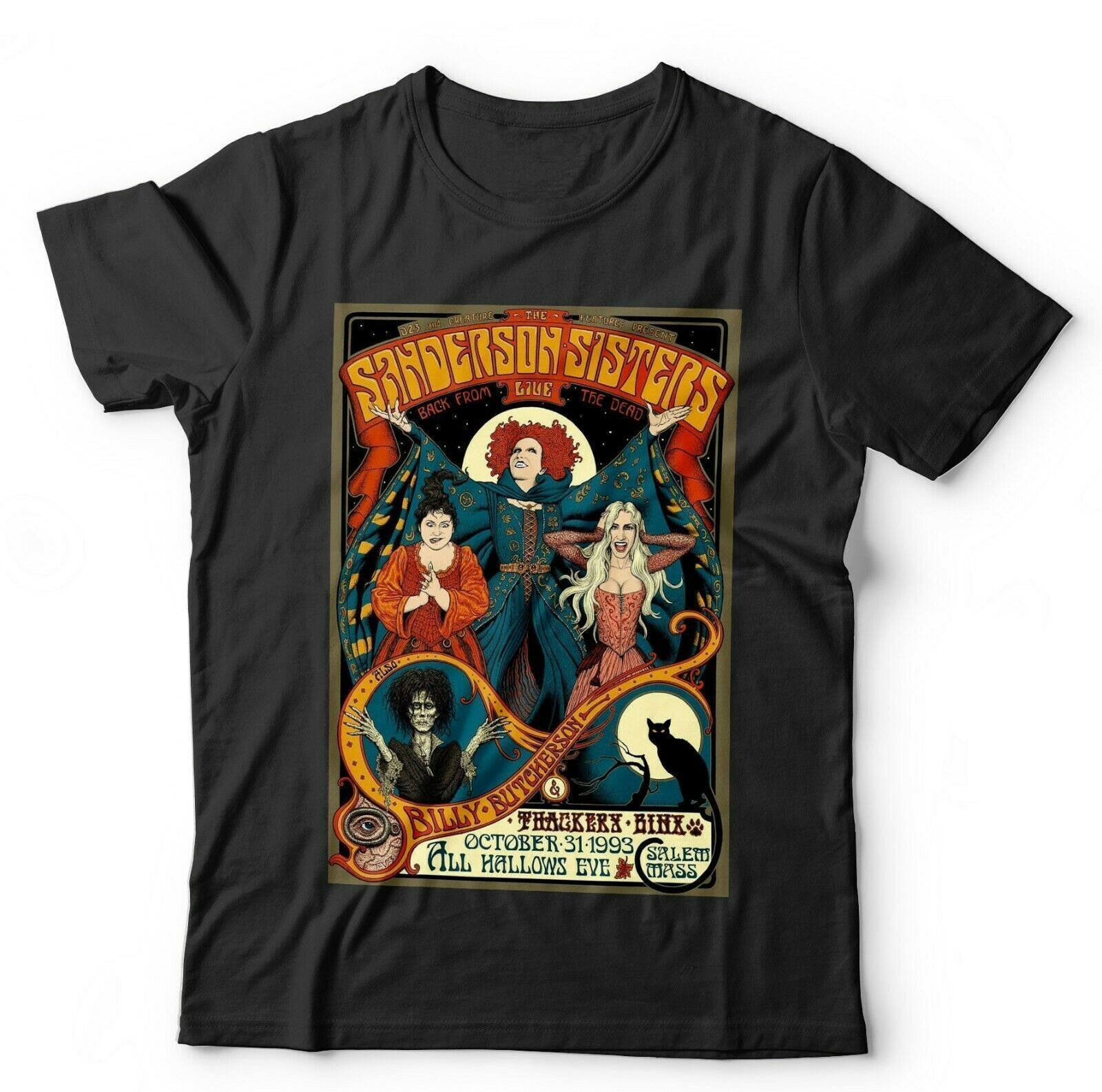 Hocus Pocus Tshirt Sanderson Sisters Unisex and - Halloween Witch Retro 3XL