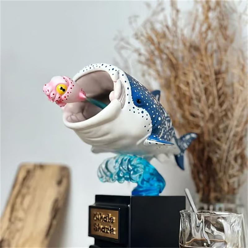 Whale Shark Monster Ornament Home Patio Ornament Home Creative Ornament Ocean Animal Figures For Science Fiction Fans