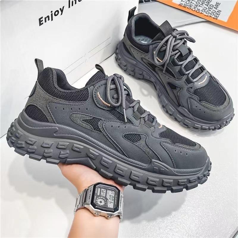 

Labor Insurance Men s Shoes for Spring New Breathable Mesh Shoes for Men s Trendy Versatile Non-slip Sports Shoes Casual Dad Shoes Men 39