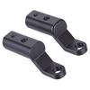 2PCS Extenseurs de Miroir de Moto Alliage d'Aluminium Guidon Rétroviseur Tige d'Extension Support pour Téléphone de Moto