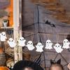 Halloween Pumpkin Decorations Set of 20 Wooden Pumpkin Sign Hanging Ornaments for Home Tree Holiday Party Supplies