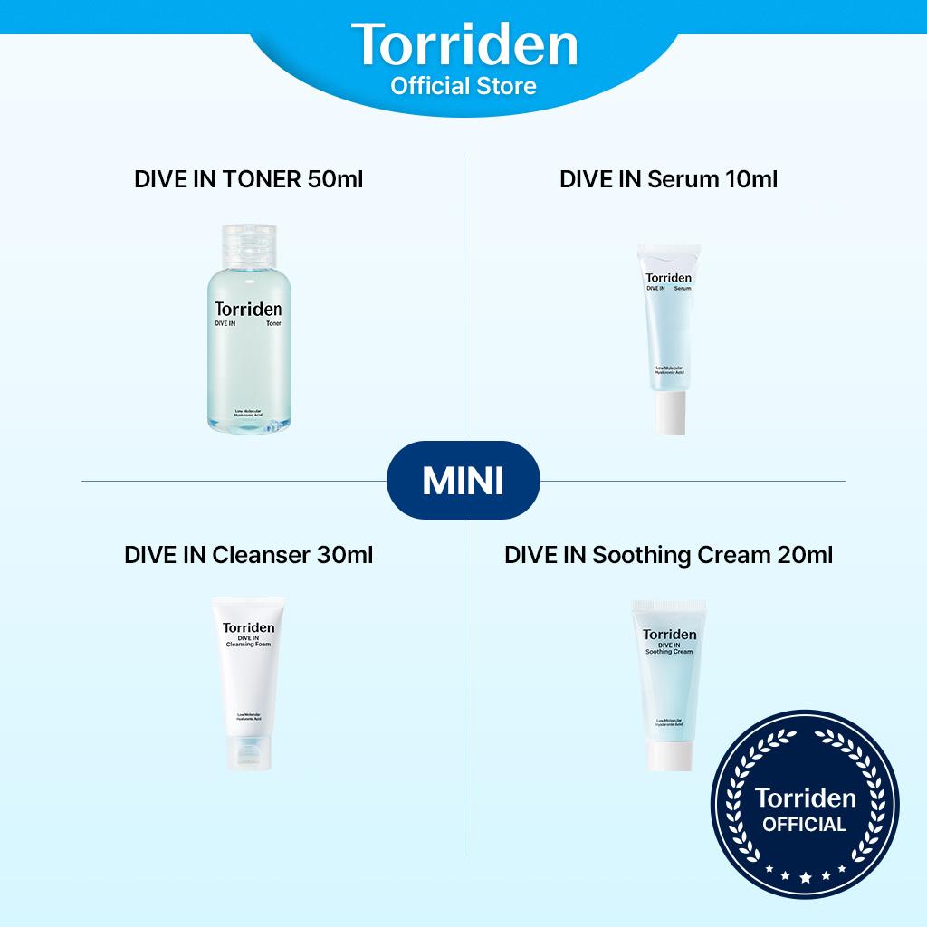 TORRIDEN Dive In Trial Kit Hyaluronic Acid Skincare Set