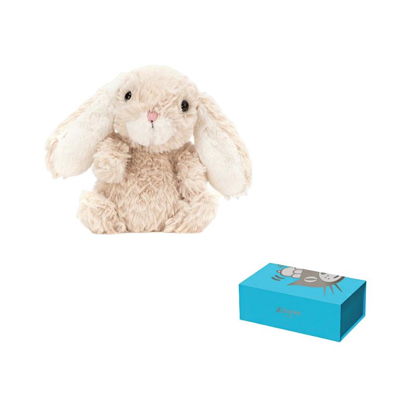 

JELLYCAT серія з короткими лапками смачне солодке кроленя заспокійлива плюшева лялька 15 см заввишки 25-Year New Arrival Blue Box