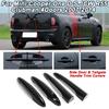 4pcs Side Door Handle Cover Tailgate Trim For Mini Cooper One D S JCW R55 Clubman 4Doors 2007-2014 Grip Bar Anti-scratch Shell