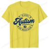 Basic Clothing Unisex Clothes Autism Awareness Print T Shirt Trend Summer Tops Fashion Short Sleeve Tees Autism Graphic Tshirt