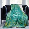 1pc, Disney's The Little Mermaid Animated Classics Home Decor Blanket, Flannel Throw for Bedroom, Living Room, Travel, Camping
