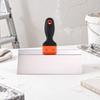 Putty Knife with Smoothing Tool and Work Gloves Reinforced Stainless Steel NonSlip Grip