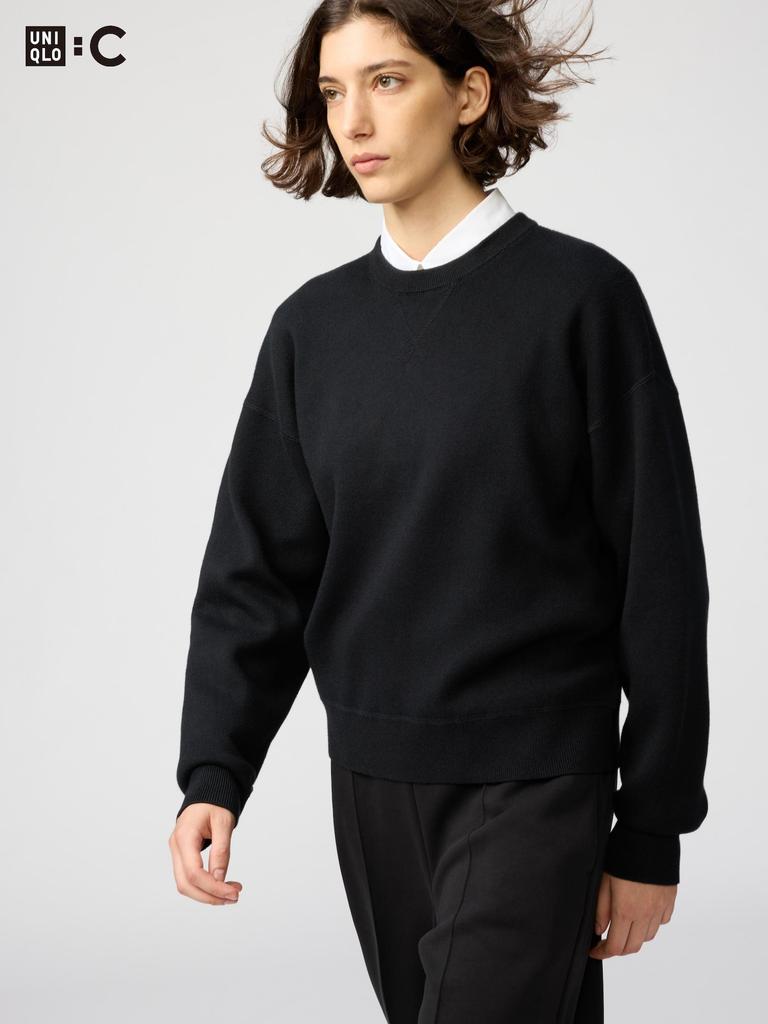 Uniqlo Smooth Cotton Crewneck Sweater