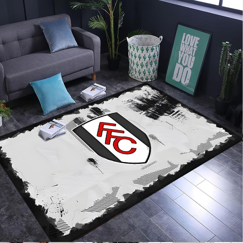 1PC rug Fulham Crest Design Carpet, Chair Rug,Area Rug for Office Bedroom living rooms bedroom, Doormat decor Christmas fan gifts