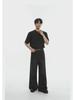 Men's Autumn Retro Flared Jeans: Trendy Loose, Wide-Leg Straight-Fit Trousers