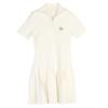 D's New Spring/Summer Cartoon Age-Defying Polo Collar Pleated Knitted Dress with Zipper