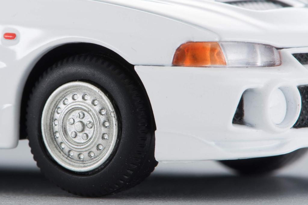 Tomica Limited Vintage Neo Scale Mitsubishi Lancer RS Evolution IV 1996 Finished Model 1/64 LV-N186c (White, Model) -