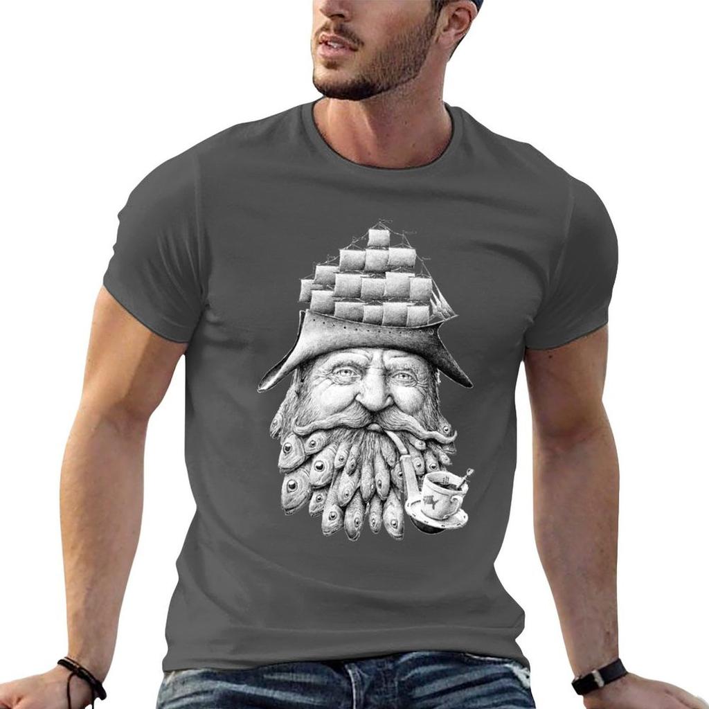 captain fishbeard T-Shirt t shirts for Unisex cotton soft t shirts for Unisex pack white cotton t shirt pack T-shirt