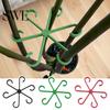 Waterproof Plant Clip 4Pcs Stem Support Clips Wear-Resistant Vine Clamps Long-lasting Tool Reusable Secured Plastic Indoor Outdoor Garden Accessories