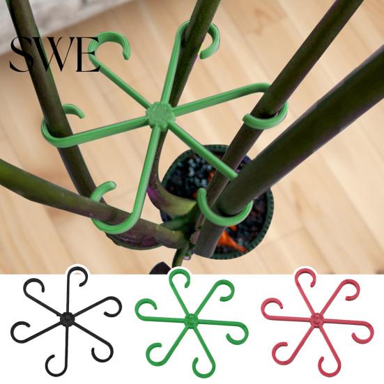 Waterproof Plant Clip 4Pcs Stem Support Clips Wear-Resistant Vine Clamps Long-lasting Tool Reusable Secured Plastic Indoor Outdoor Garden Accessories