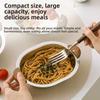 Thicken Fruits Salad Bowl Oval Noodle Bowl Stainless Steel Bowl  Fruit Dessert Serving