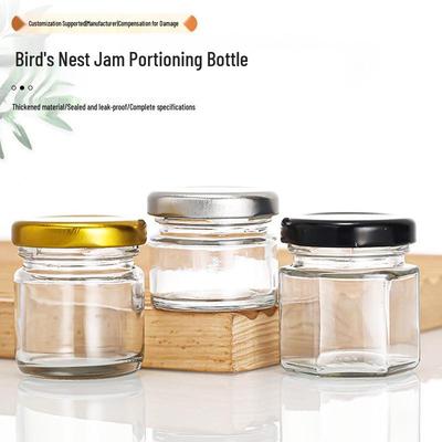 25ml Mini Hexagonal Honey Jar, Sealed with Lid, Perfect for Souvenirs and Small Portions