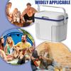 Portable Picnic Lunch Cooler With Handle 10L Camping Fridge Cooling Box Insulation Box For Auto Outdoor Camping Accessories