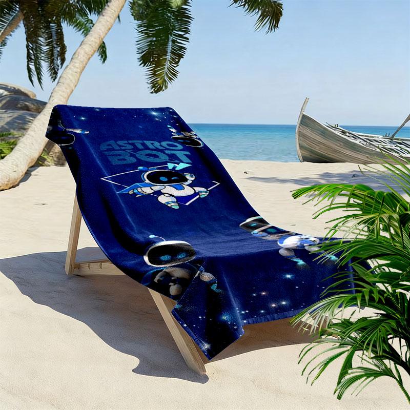 Asciugamano da Spiaggia ASTRO BOT, Asciugamano Grande Morbido ad Asciugatura Rapida per Spiaggia Campeggio Nuoto