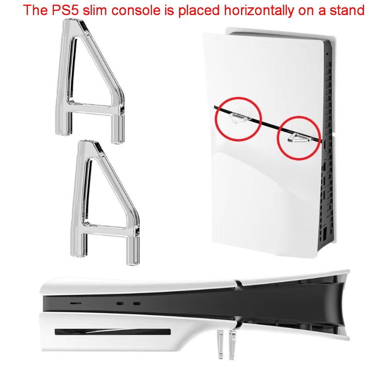 Držák Horizontální Stojan Pro Slim/Pro Digitální Nebo Diskovou Edici Protiskluzový Stojan Pro Playstation 5 Slim/Pro Příslušenství