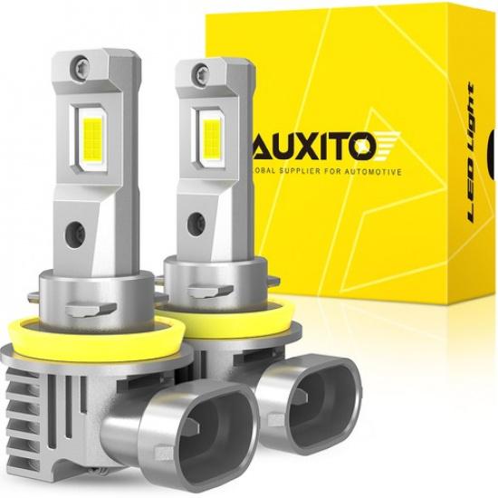 AUXITO H11 H9 H8 LED Headlight 6500K Low Beam Bulbs Conversion Kit White 2PCS I