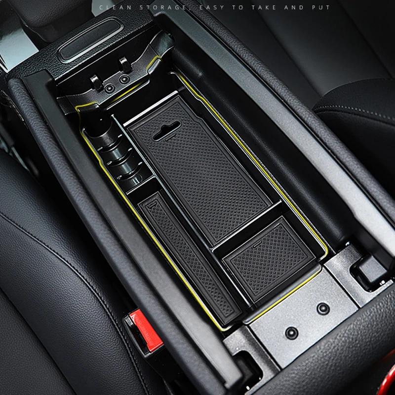 Auto Mittelarmlehne Platte Organisieren Aufbewahrungsbox Verkleidungen Tablett für Mercedes-Benz A-Klasse W177 GLB-Klasse W247 Innenraum