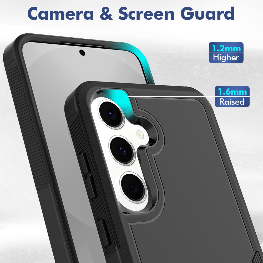 Shockproof Case For Samsung Galaxy S25 FE S25Plus S25+ S25Ultra S25Edge S25FE Funda TPU+PC Dual Layer Protect Cell Phone Cover