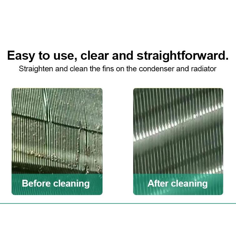 Universal Car Radiator Condenser Fin Repair Comb Cooler Air Conditioner Straightener Cleaning Tools for Auto Cooling System