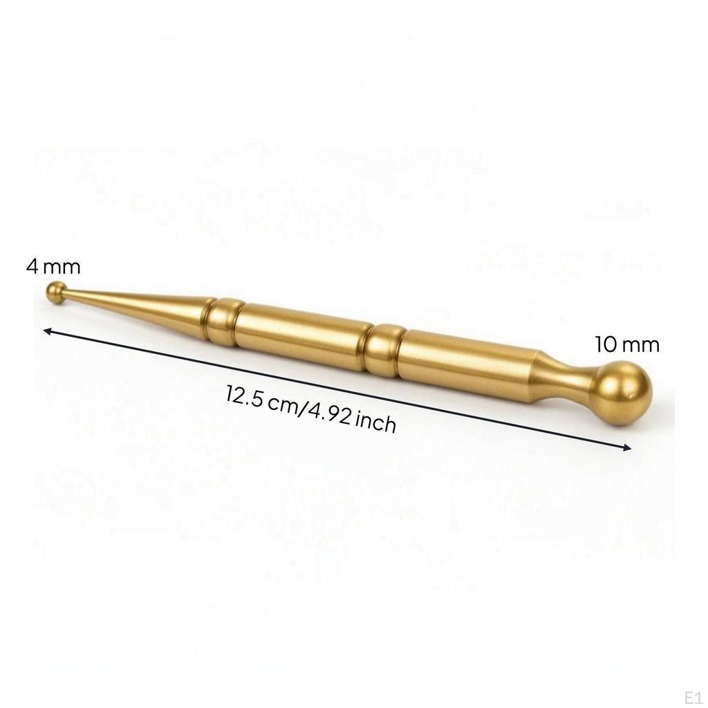 Acupressure Polished Tool with Dual Ends Smooth Manual Massage Short Stick SET a