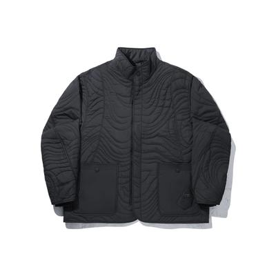Li Ning Kung Fu Series Zipper Solid Color Loose Stand Collar Cotton Jacket Men Jacket AJMV179-2