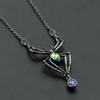 Black Spider Gothic Punk Retro Pendant Necklace Women 's Jewelry