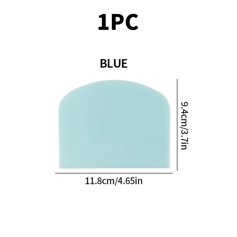 1 plastic cake cream spatula, dough knife, smooth edged butter scraper, baking tool - essential for home use