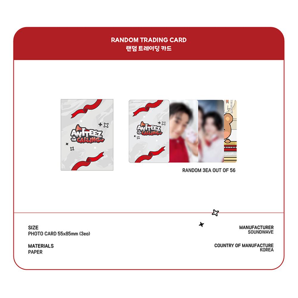 ATEEZ - [ANITEEZ IN THE CALLING] Random Trading Card