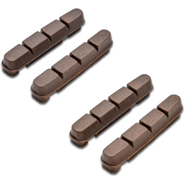 2 Pair of Carbon Brake Pads Carbon Wheels Cushions Cork Brake Shoes Suitable Carbon Rims Use