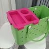 Toppers Schalen Zubehör für Strandtasche Oberer Becher Handyhalter Schale Aufbewahrung Deckel für Strandtasche Trennwand und Organizer Geschenk