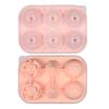 6-Cavity Diamond Rose Ice Cube Mold - Easy-Release Platinum Silicone Tray