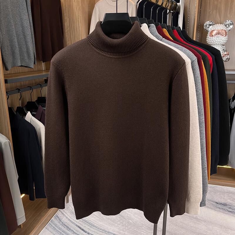 Men's Thickened Plush-Lined Turtleneck Sweater YTMTST6871