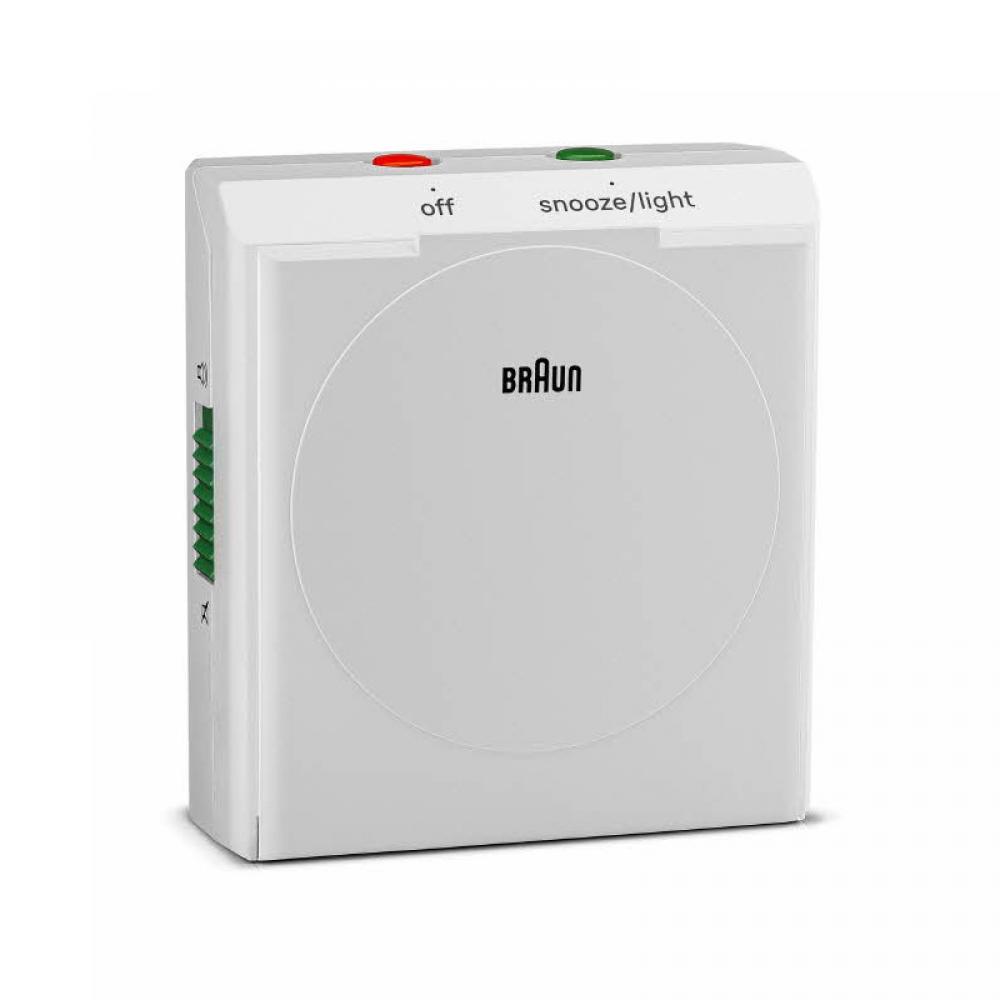 Braun Bc05w Classic Analog Travel Crescendo Alarm Low Noise Public Desk Clock